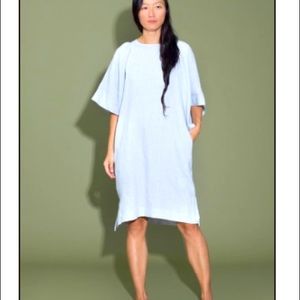 Ilana Kohn Iona Dress S - “Cloud” light blue linen